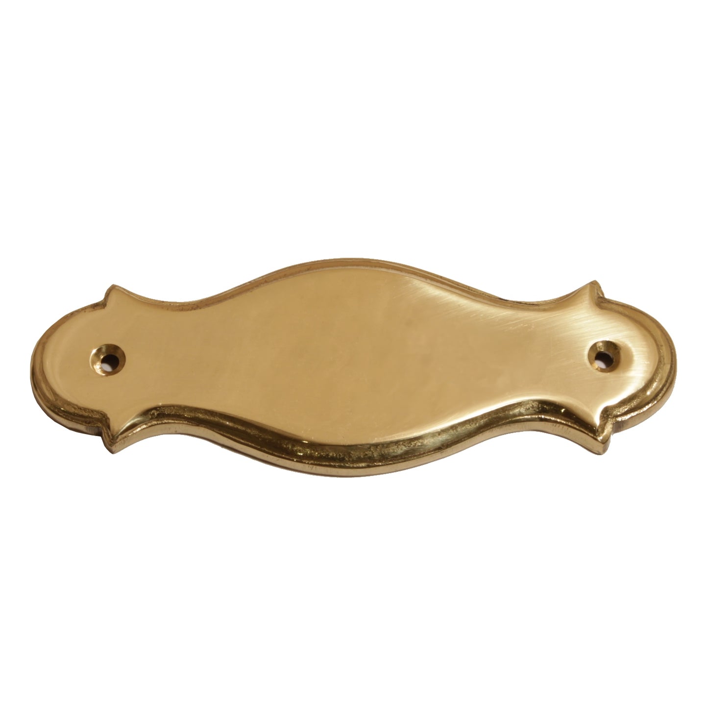 geschwungenes Messingschild (003)