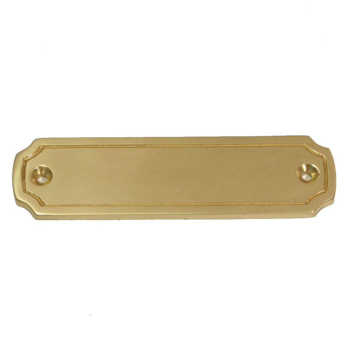 rechteckiges Messingschild (35)