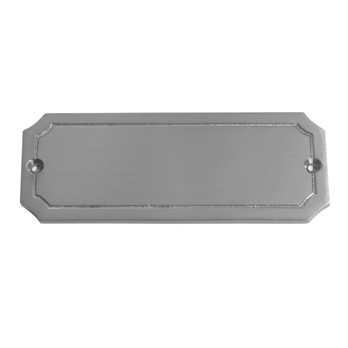 rechteckiges Messingschild (23 SN)