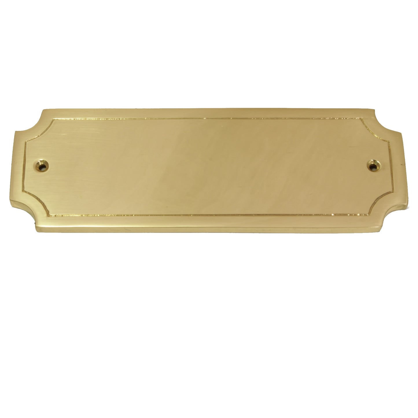 rechteckiges Messingschild (5111)