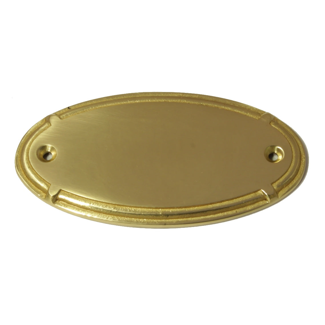 ovales Messingschild (5115)